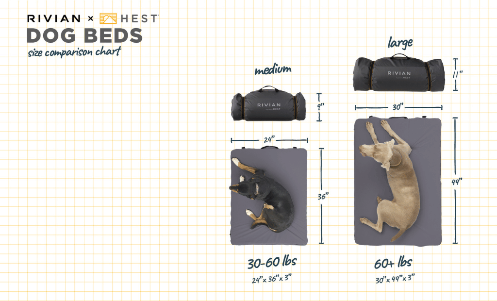 HEST Dog Bed For Rivian